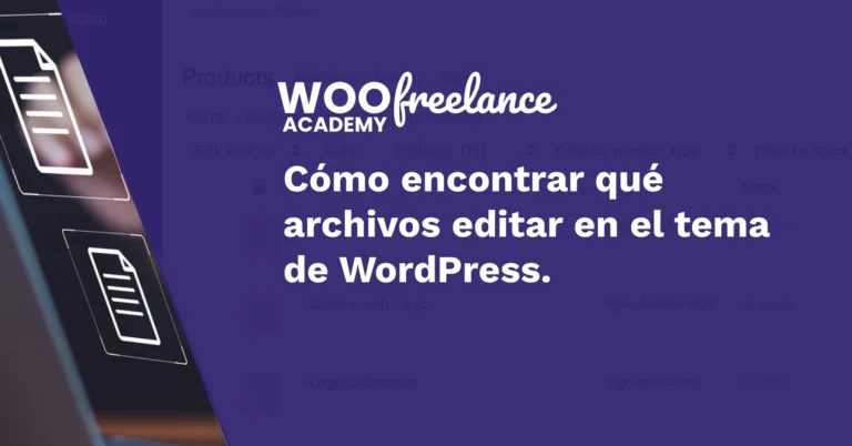 ¿Cómo encontrar qué archivos editar en el tema de WordPress?