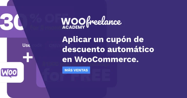 Aplicar un cupón de descuento automático en WooCommerce